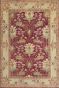 Vintage Mahal Oushak Motif Handknotted Rug