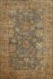 Gray Beige Hues Oushak Handmade Rug