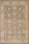 Dual Toned Floral Motif Handmade Oushak Rug