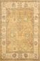 Gold Beige Large Oushak Handmade Area Rug