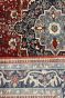 Rouge Kashmiri Medallion Handmade fine Rug