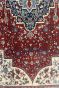 Rouge Kashmiri Medallion Handmade fine Rug