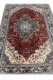 Rouge Kashmiri Medallion Handmade fine Rug