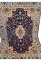 Royale Blue Kashan Kashmiri Handmade Carpet