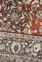 Rust Medallion Handknotted Kashmir Area Rug