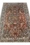 Rust Medallion Handknotted Kashmir Area Rug
