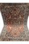 Rust Medallion Handknotted Kashmir Area Rug