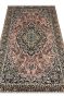 Soothing Pink Handknotted Medallion Kashmir Wool Rug 