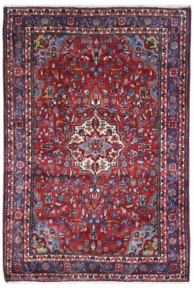 Maroon Phool Kashan Carpet