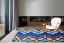 Buy Blue Jaali Modern rug, Modern Wool Rug, Modern Wool Rug 6x8 ft in size