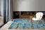 Blue Sea Abstract Wool Carpet