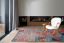 Shop Pink Boxed Wool rug, Boxed Wool Area rug, Abstract Rug 5x9 ft in size pink rug