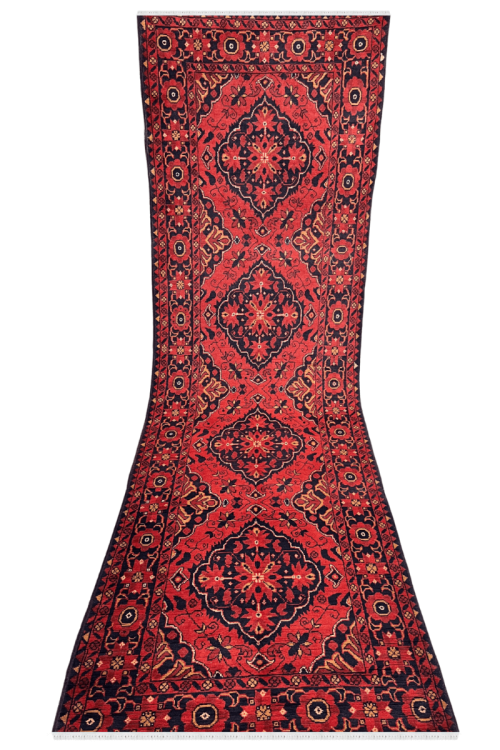 Four Diamond Afghani Rust Handknotted Runner