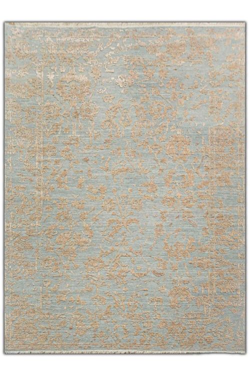 Slate Mist Modern Handknotted 6x9 Carpet