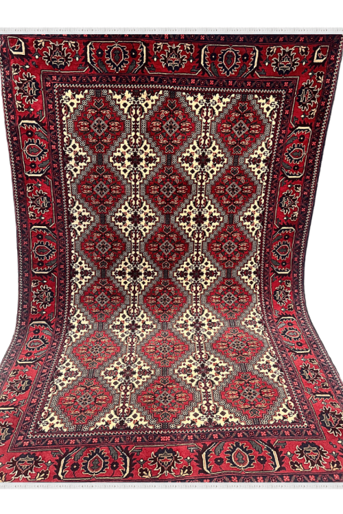 Three Panel Afghani Handmade Carpet