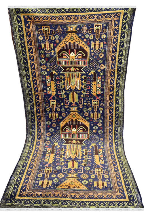 Ismani Handknotted Afghan Carpet