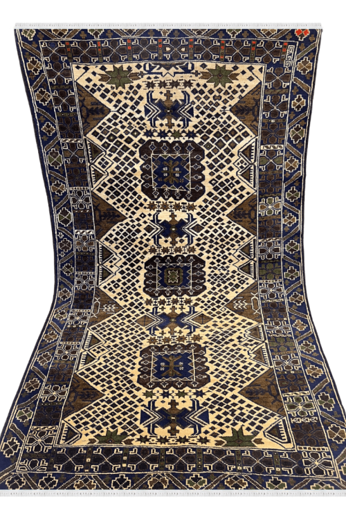 Oreo Baluch Handknotted Area Rug