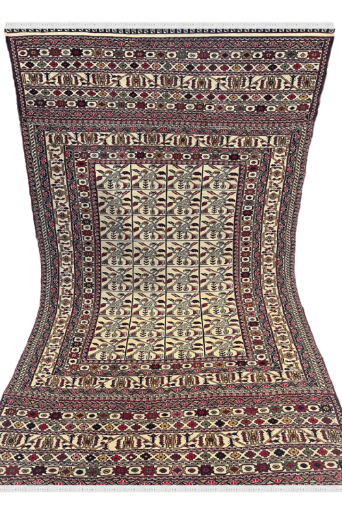 Needle Thread Handknotted Kilim 