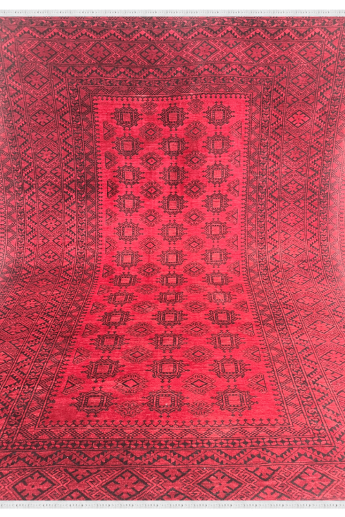 Afghan Bokhara Handknotted Carpet