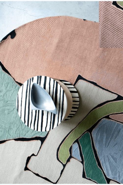Two Left Feet Concentric Handmade Oval Rug