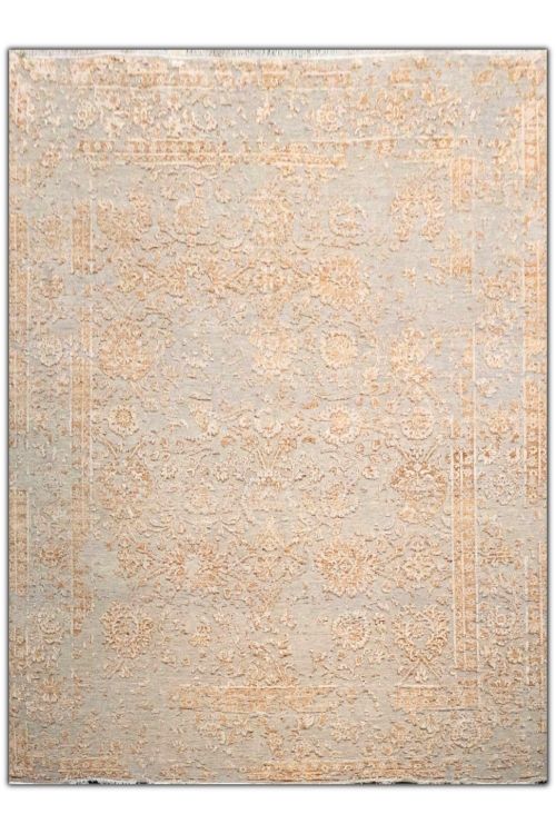 Beige Drift 8x10 Handknotted Modern Area Rug