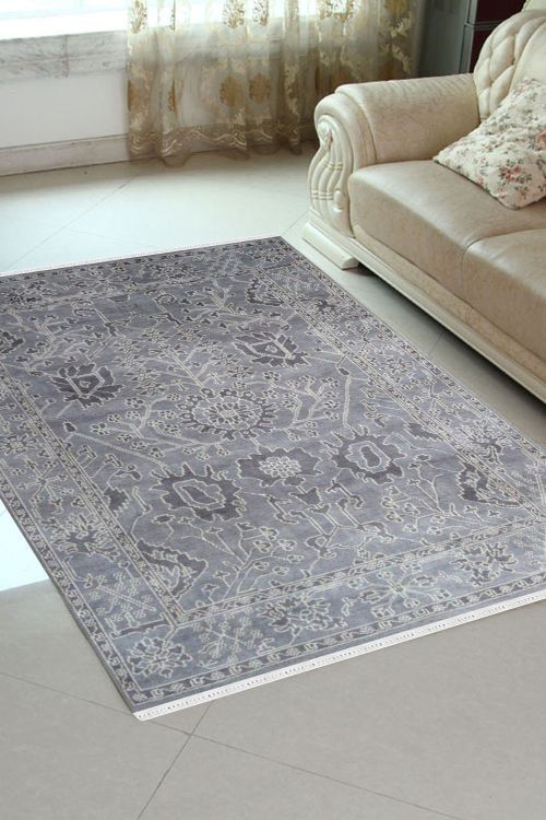 Baileys Gray Monochrome Area Rug