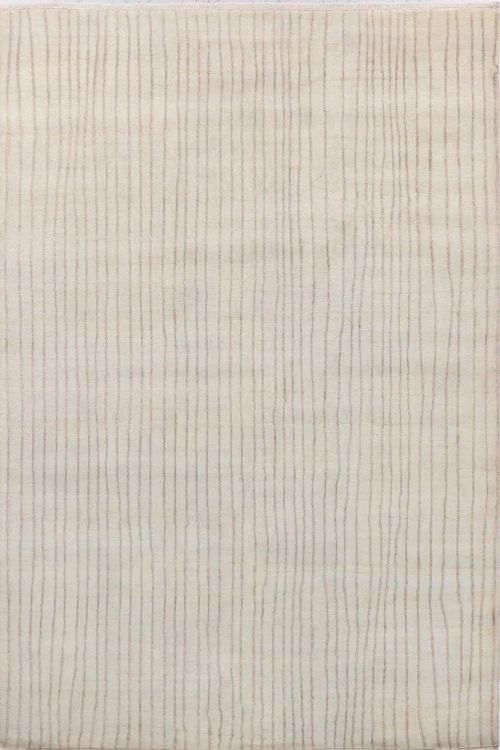 Vertical Stripes Modern Area Handmade Rug