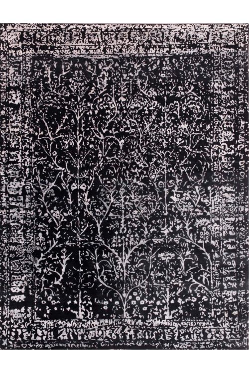Stella Black Handmade Area Rug