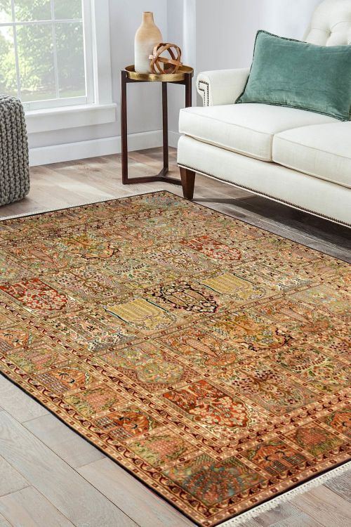 Jewel Box Hamadan Handknotted Area Rug