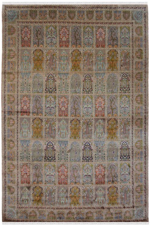 Jewel Hamadan Silk Carpet