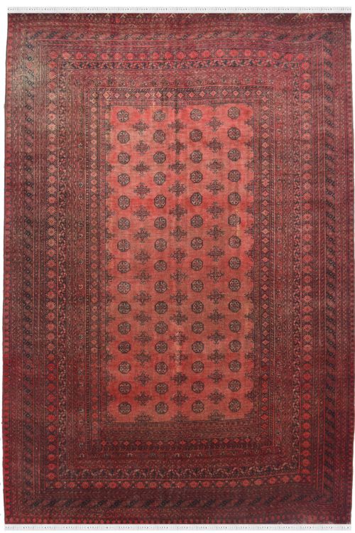 Brown Afghan Rug Bokhara Style