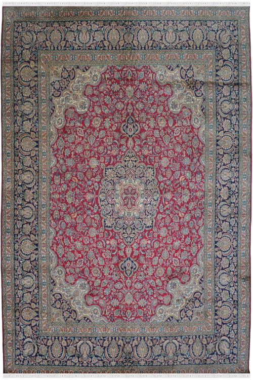 Rouge Russian Red Pure Silk Rug