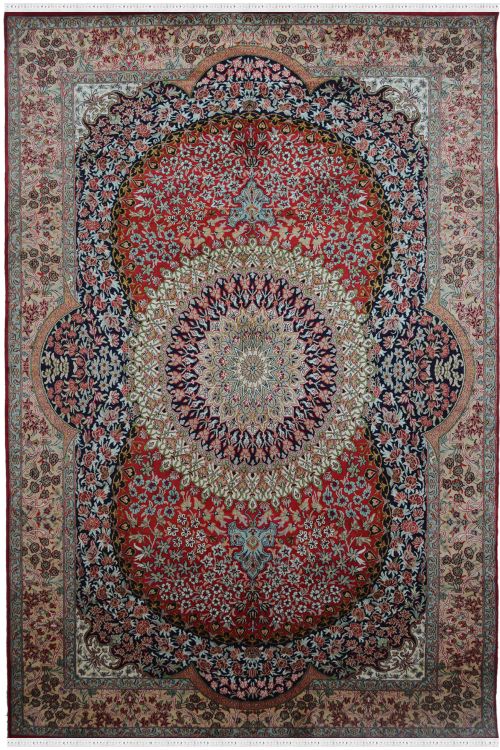 Nain Ardabil Kashmir Silk Carpet