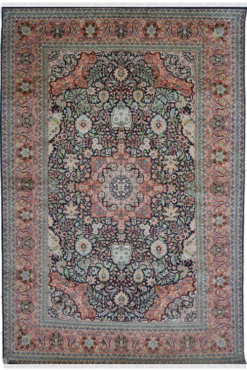 Jhoomar Pure Silk Kashmir Carpet