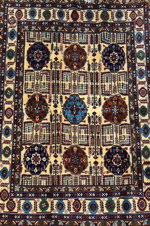 Chakra Caucasian Afghan Handmade Carpet