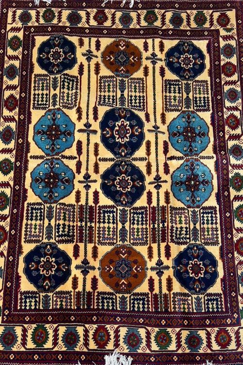 Speigel Pattern Afghani Handmade Carpet