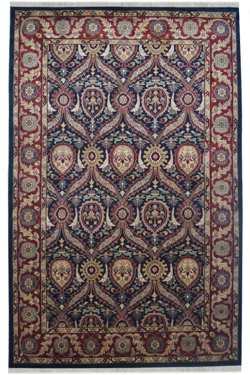 Nain Pattern Wool Area Handmade Carpet