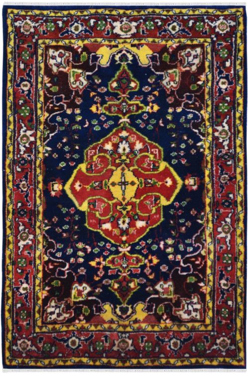 Oval Bagh Traditional Wool Area Rug