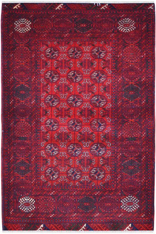 Four Chakra Bokahra Afghan carpet