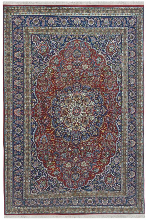 Persian Laal Kashan Wool Carpet