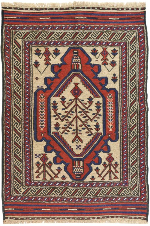 Floral Tribal Kilim 