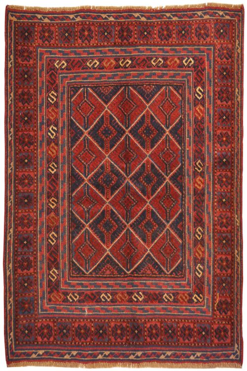 Goz Rustic Traditional Kilim Area Rug