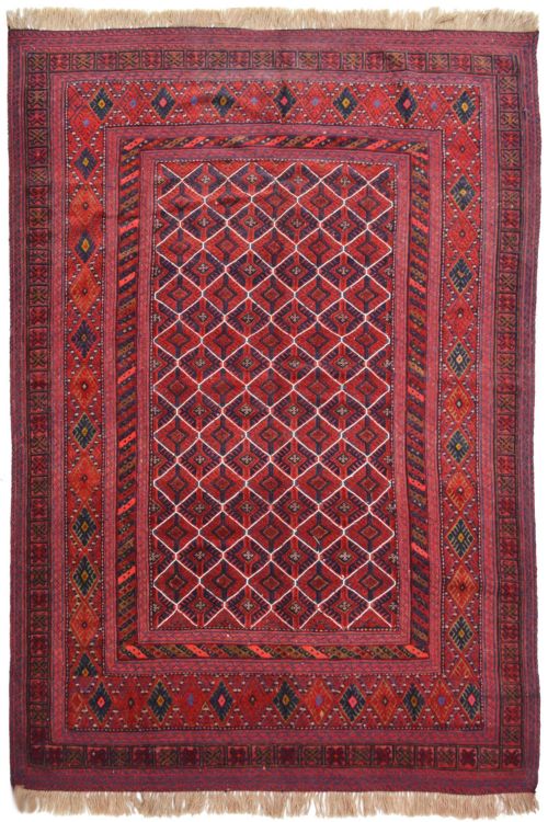 Rustic Goz Classic Flat-Woven Kilim Area Rug