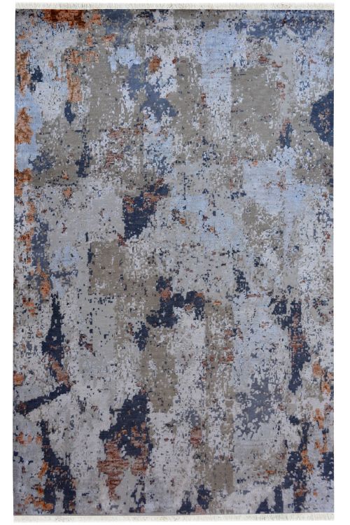 Stone Clad Gray Wool Carpet 