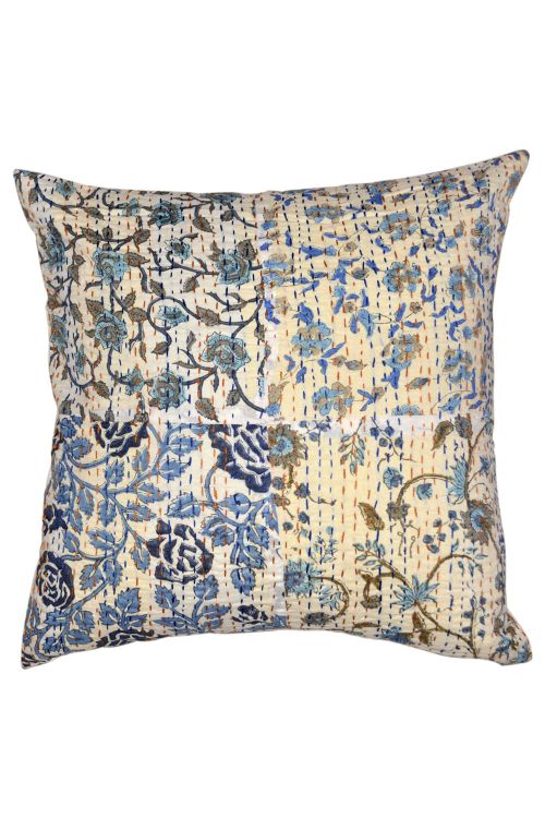 Ikat Floral Pillow