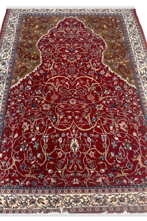 Nain Pictorial Kashmiri Wool Handmade Carpet