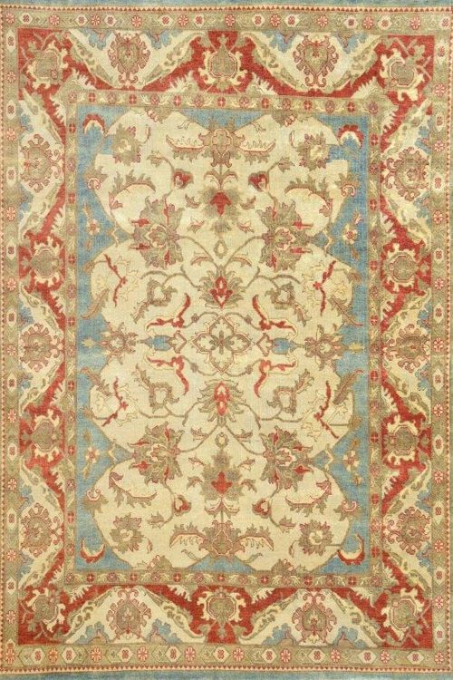 Chinese Dragon Oushak Traditional Handmade Carpet
