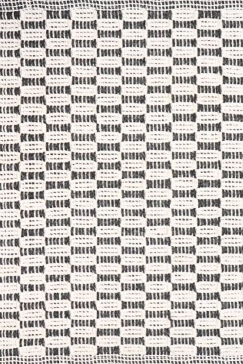 Monochrome Geometric Handmade Patio Outdoor Rug