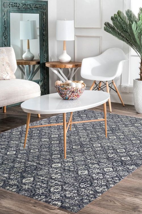 Modern Handknotted Large Area Rug