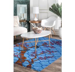 Birds in Heaven Woolen Area Rug